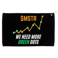 $Mstr We Need More Green Dots Microstrategy Bitcoin Grommeted Golf Towel