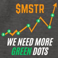 $Mstr We Need More Green Dots Microstrategy Bitcoin Vector Backpack