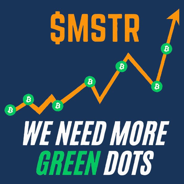 $Mstr We Need More Green Dots Microstrategy Bitcoin Infant Baby Jersey Bodysuit