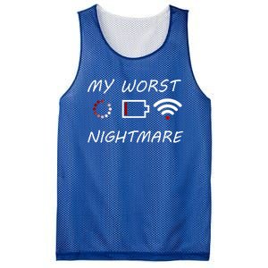 My Worst Nightmare Funny Funny Gift Gamer Cute Gift Mesh Reversible Basketball Jersey Tank