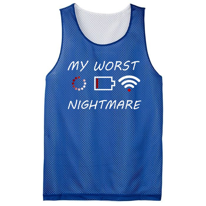 My Worst Nightmare Funny Funny Gift Gamer Cute Gift Mesh Reversible Basketball Jersey Tank