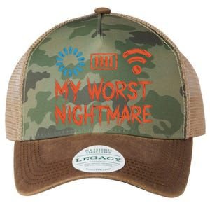 My Worst Nightmare Funny Funny Gift For Gamers Funny Gift Legacy Tie Dye Trucker Hat