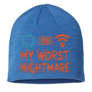 My Worst Nightmare Funny Funny Gift For Gamers Funny Gift Sustainable Beanie