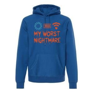 My Worst Nightmare Funny Funny Gift For Gamers Funny Gift Premium Hoodie