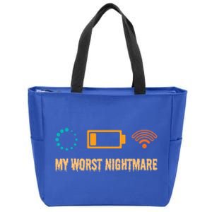 My Worst Nightmare Funny Funny Gift For Gamers Meaningful Gift Zip Tote Bag