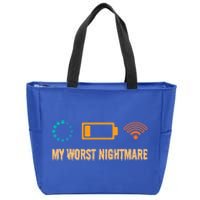 My Worst Nightmare Funny Funny Gift For Gamers Meaningful Gift Zip Tote Bag