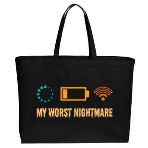 My Worst Nightmare Funny Funny Gift For Gamers Meaningful Gift Cotton Canvas Jumbo Tote