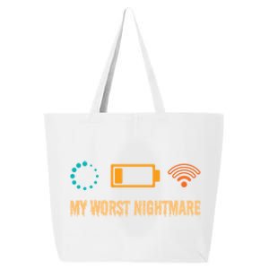 My Worst Nightmare Funny Funny Gift For Gamers Meaningful Gift 25L Jumbo Tote