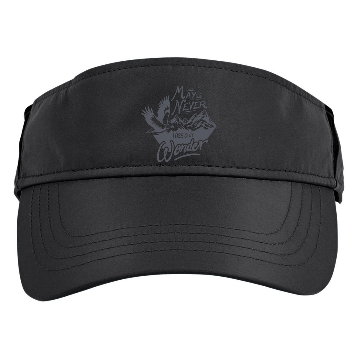 May We Never Lose Our Wonder Nature Adult Drive Performance Visor