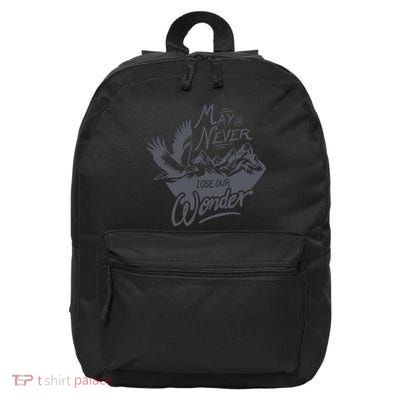 May We Never Lose Our Wonder Nature 16 in Basic Backpack