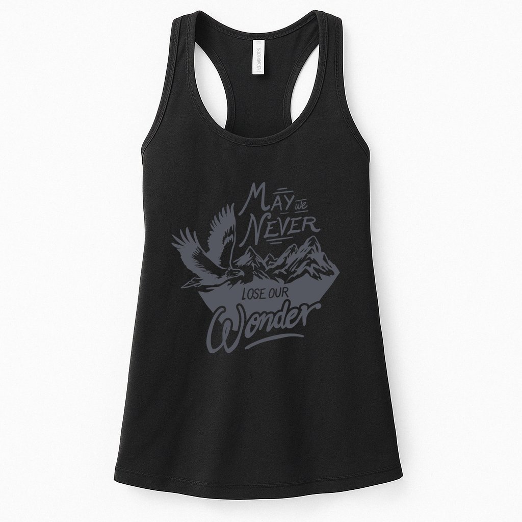May We Never Lose Our Wonder Nature Womens Tank Top