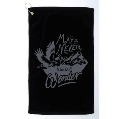 May We Never Lose Our Wonder Nature Golf Towel