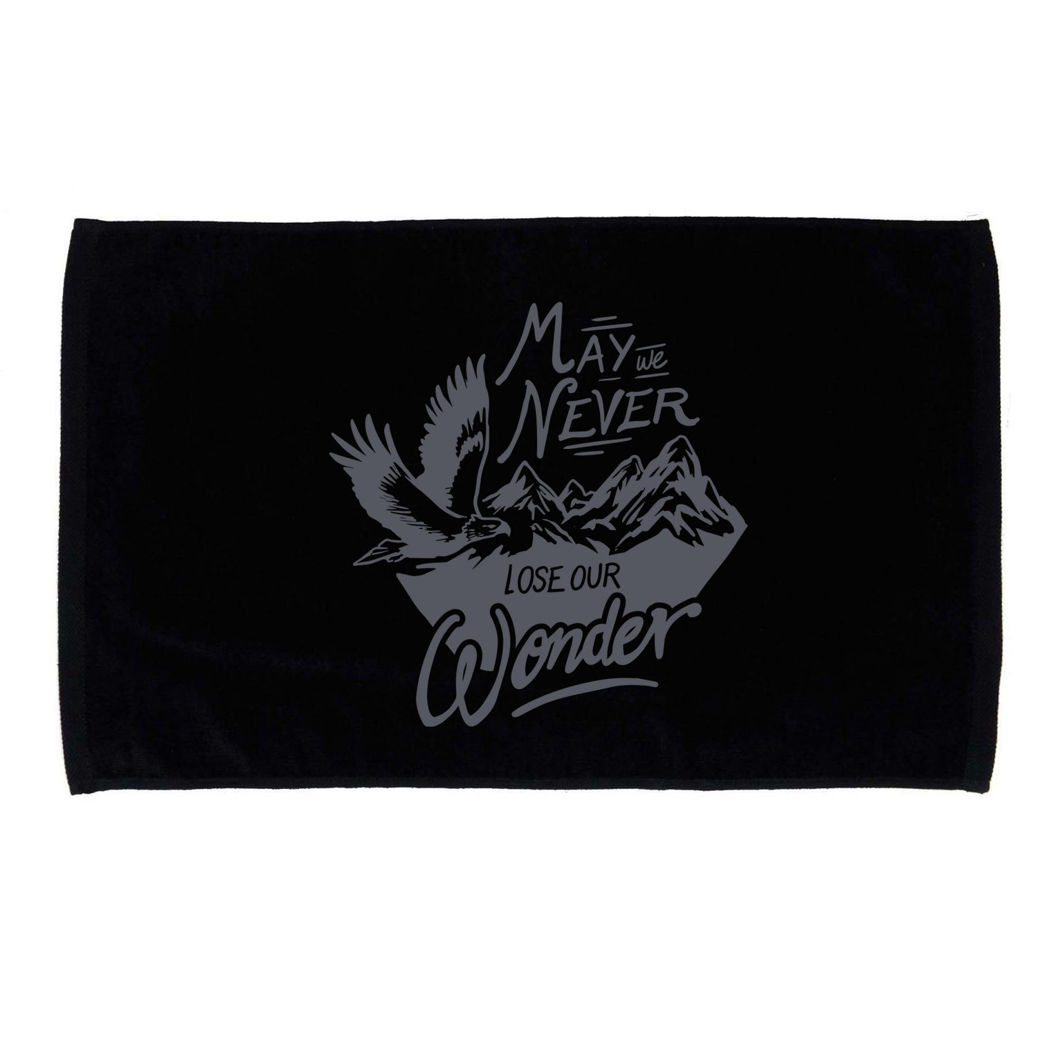 May We Never Lose Our Wonder Nature Microfiber Hand Towel