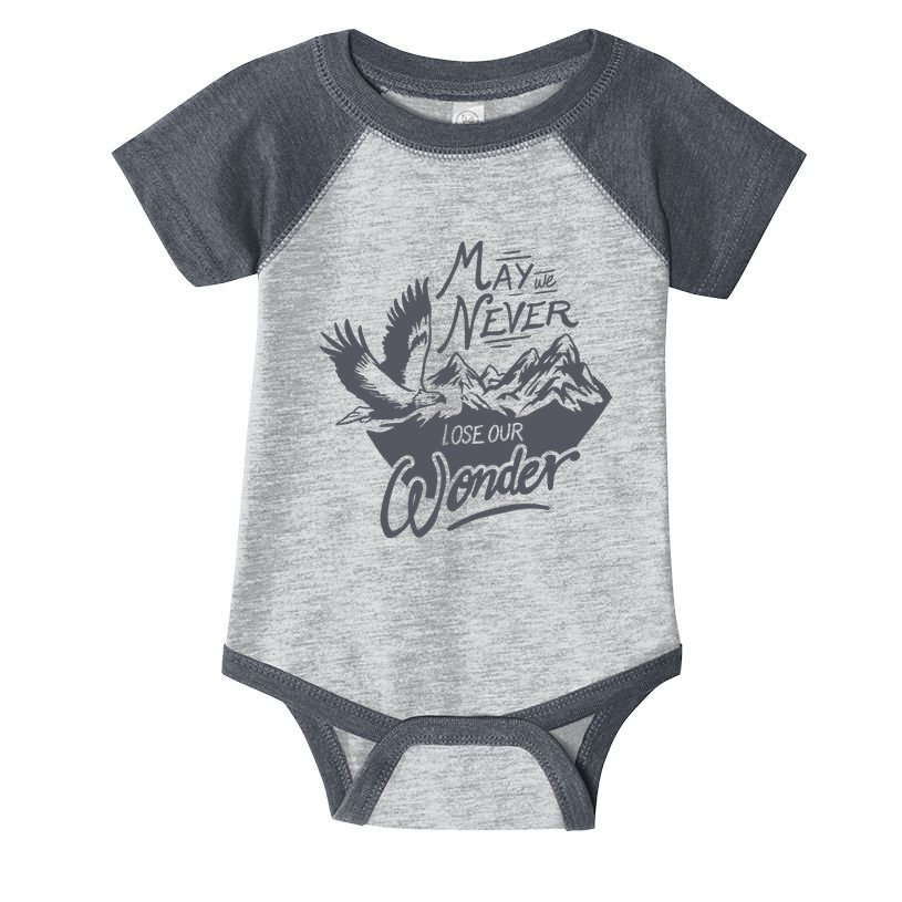 May We Never Lose Our Wonder Nature Infant Baby Jersey Bodysuit