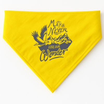 May We Never Lose Our Wonder Nature USA-Made Doggie Bandana