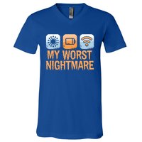 My Worst Nightmare Funny Funny Gift For Gamers Gift V-Neck T-Shirt