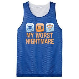 My Worst Nightmare Funny Funny Gift For Gamers Gift Mesh Reversible Basketball Jersey Tank