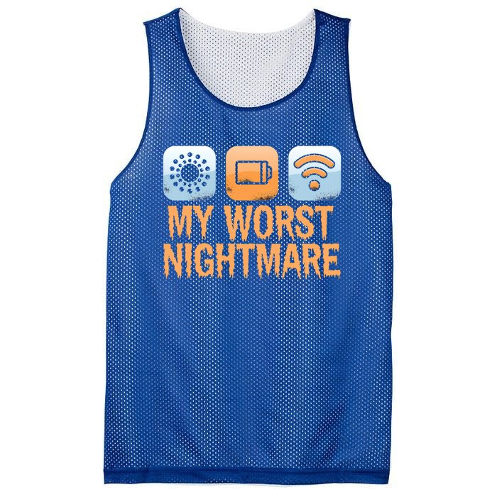 My Worst Nightmare Funny Funny Gift For Gamers Gift Mesh Reversible Basketball Jersey Tank