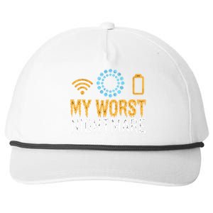 My Worst Nightmare Funny Funny Gift For Gamers Gift Snapback Five-Panel Rope Hat