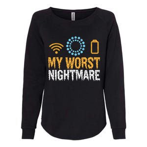 My Worst Nightmare Funny Funny Gift For Gamers Gift Womens California Wash Sweatshirt