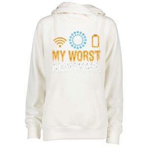 My Worst Nightmare Funny Funny Gift For Gamers Gift Womens Funnel Neck Pullover Hood