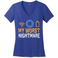 My Worst Nightmare Funny Funny Gift For Gamers Gift Women's V-Neck T-Shirt