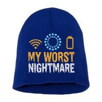 My Worst Nightmare Funny Funny Gift For Gamers Gift Short Acrylic Beanie