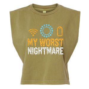 My Worst Nightmare Funny Funny Gift For Gamers Gift Garment-Dyed Women's Muscle Tee