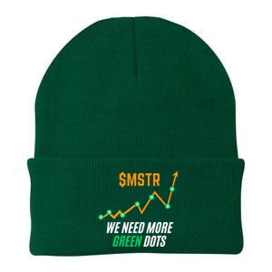 $Mstr We Need More Green Dots Microstrategy Bitcoin Knit Cap Winter Beanie