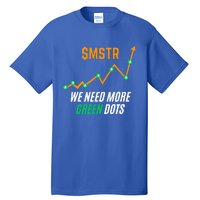 $Mstr We Need More Green Dots Microstrategy Bitcoin Tall T-Shirt