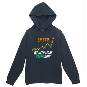 $Mstr We Need More Green Dots Microstrategy Bitcoin Urban Pullover Hoodie