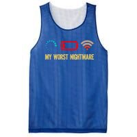 My Worst Nightmare Sarcastic Cool Gamers Humor Funny Saying Cool Gift Mesh Reversible Basketball Jersey Tank