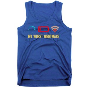 My Worst Nightmare Sarcastic Cool Gamers Humor Funny Saying Cool Gift Tank Top