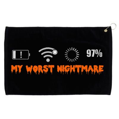 My Worst Nightmare Funny Gifts For Gamers Aviation Grommeted Golf Towel