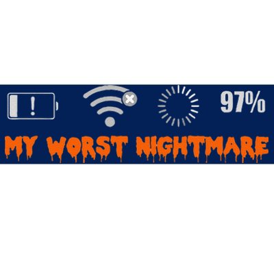 My Worst Nightmare Funny Gifts For Gamers Aviation Bumper Sticker