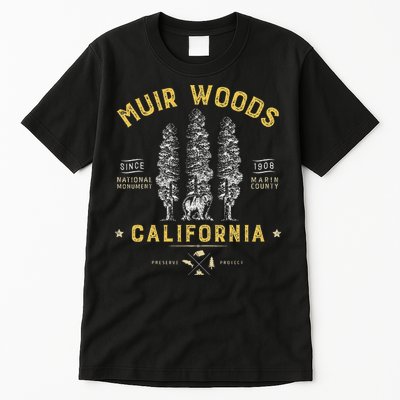 Muir Woods National Monument California Redwood Park Tall T-Shirt