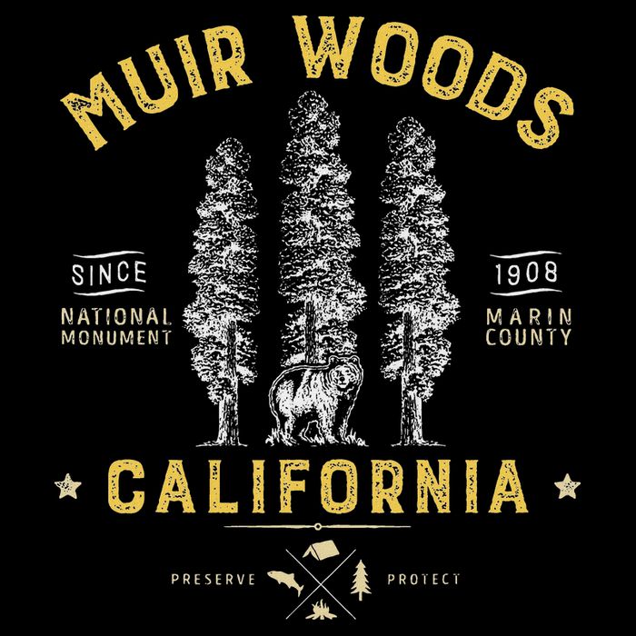 Muir Woods National Monument California Redwood Park 16 in Basic Backpack