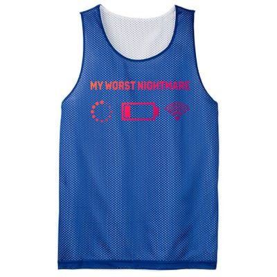 My Worst Nightmare Gift Funny Funny Gift Gamer Great Gift Mesh Reversible Basketball Jersey Tank