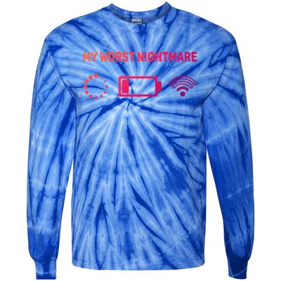 My Worst Nightmare Gift Funny Funny Gift Gamer Great Gift Tie-Dye Long Sleeve Shirt