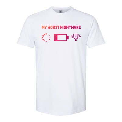 My Worst Nightmare Gift Funny Funny Gift Gamer Great Gift Softstyle CVC T-Shirt