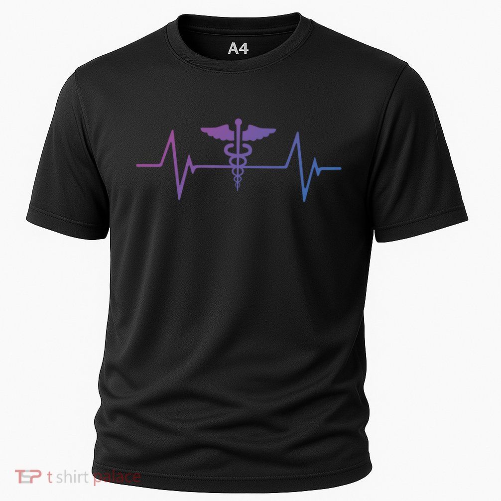 Medical Worker Nurse Heartbeat Gift Performance Shirt