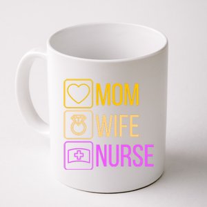 Mom Wife Nurse I Super Nurse Cool Gift Coffee Mug