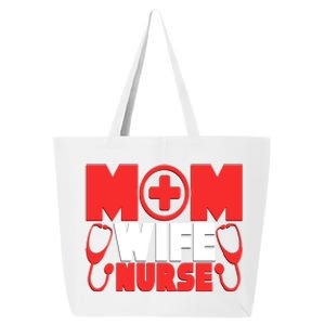 Mom Wife Nurse Graphic S Gift 25L Jumbo Tote