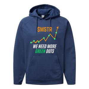 $Mstr We Need More Green Dots Microstrategy Bitcoin Performance Fleece Hoodie