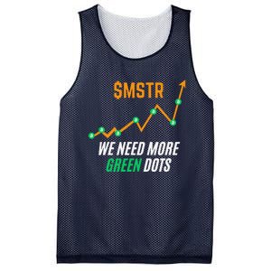 $Mstr We Need More Green Dots Microstrategy Bitcoin Mesh Reversible Basketball Jersey Tank