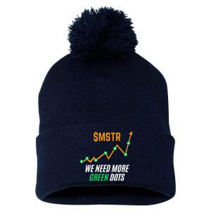 $Mstr We Need More Green Dots Microstrategy Bitcoin Pom Pom 12in Knit Beanie