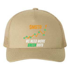 $Mstr We Need More Green Dots Microstrategy Bitcoin Yupoong Adult 5-Panel Trucker Hat