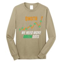 $Mstr We Need More Green Dots Microstrategy Bitcoin Long Sleeve Shirt