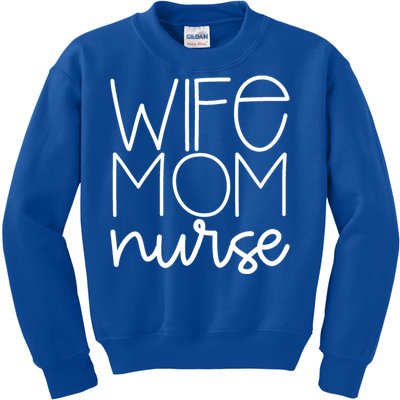 Mom Wife Nurse Hero Tee Gift Kids Sweatshirt