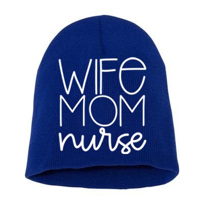 Mom Wife Nurse Hero Tee Gift Short Acrylic Beanie